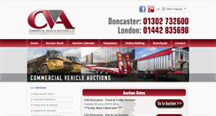 Desktop Screenshot of cva-auctions.co.uk